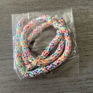 Rainbow Tie Dye Heishi Beads